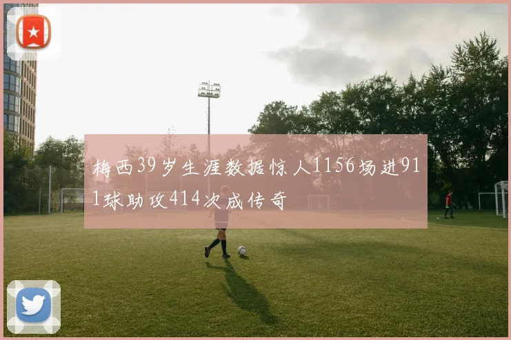 梅西39岁生涯数据惊人1156场进911球助攻414次成传奇